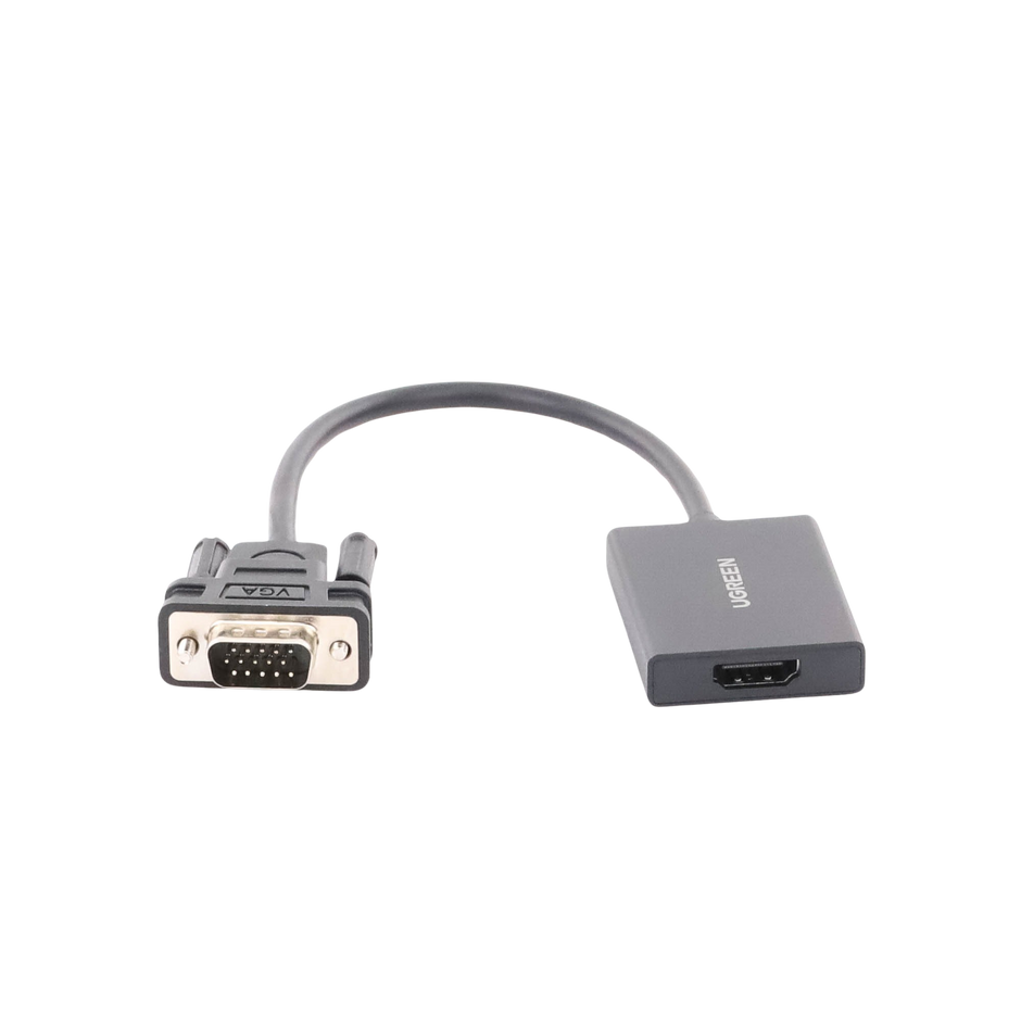 Adaptador VGA a HDMI con Audio Convierte VGA a HDMI