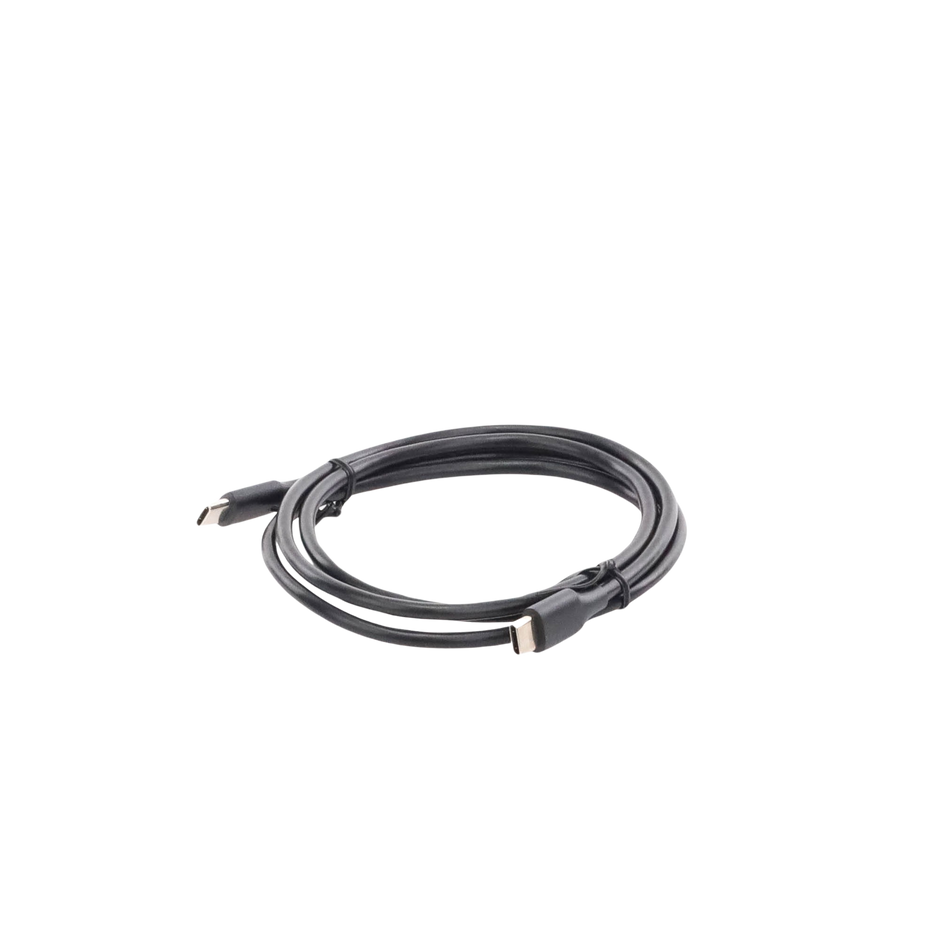Cable USB-C a USB-C | 1 Metro | Carga Rápida de hasta 60W | Transferencia de datos de 480 Mbps | PD3.0 | QC 4.0/3.0/2.0 | FPC | AFC | Duradero y Flexible| Caja ABS | Cubierta de TPE | Color Negro.