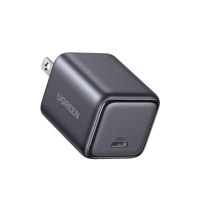 Cargador Rápido Mini GaN 30W | USB-C | Tecnología GaN II | Carga Inteligente | Diseño Compacto | Compatible con Smartphone y Tablet