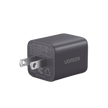 Cargador rápido GaN 1A1C de 20 W y 2 puertos