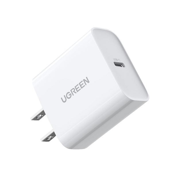 Cargador Rápido USB-C 20W | PD 3.0, PPS y QC 4.0+ | Carga Inteligente | Compatible con Smartphone y Tablet | Color Blanco