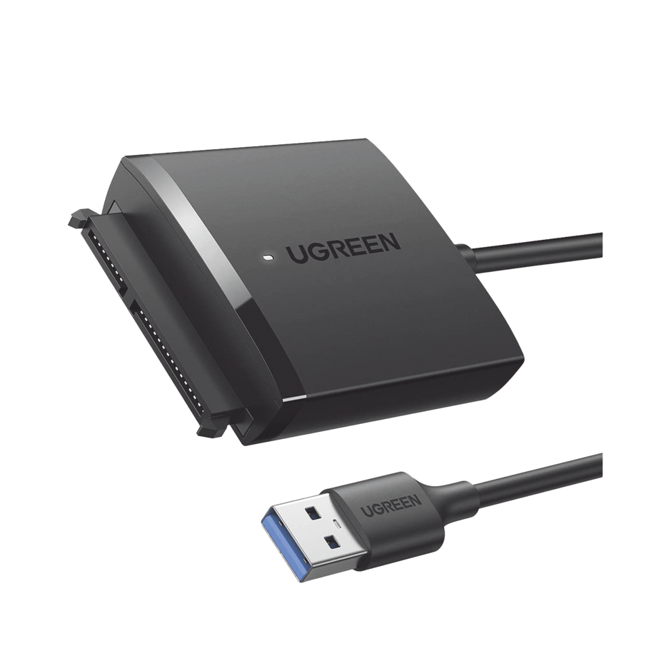 Adaptador USB 3.0 a SATA III Compatible con Disco Duro HDD y SSD de 2.5"