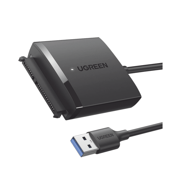 Adaptador USB 3.0 a SATA III Compatible con Disco Duro HDD y SSD de 2.5"