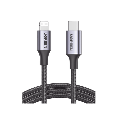 Cable USB-C a Lightning MFi 1m Carga Rápida