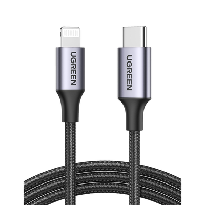 Cable USB-C a Lightning MFi 60W 2m