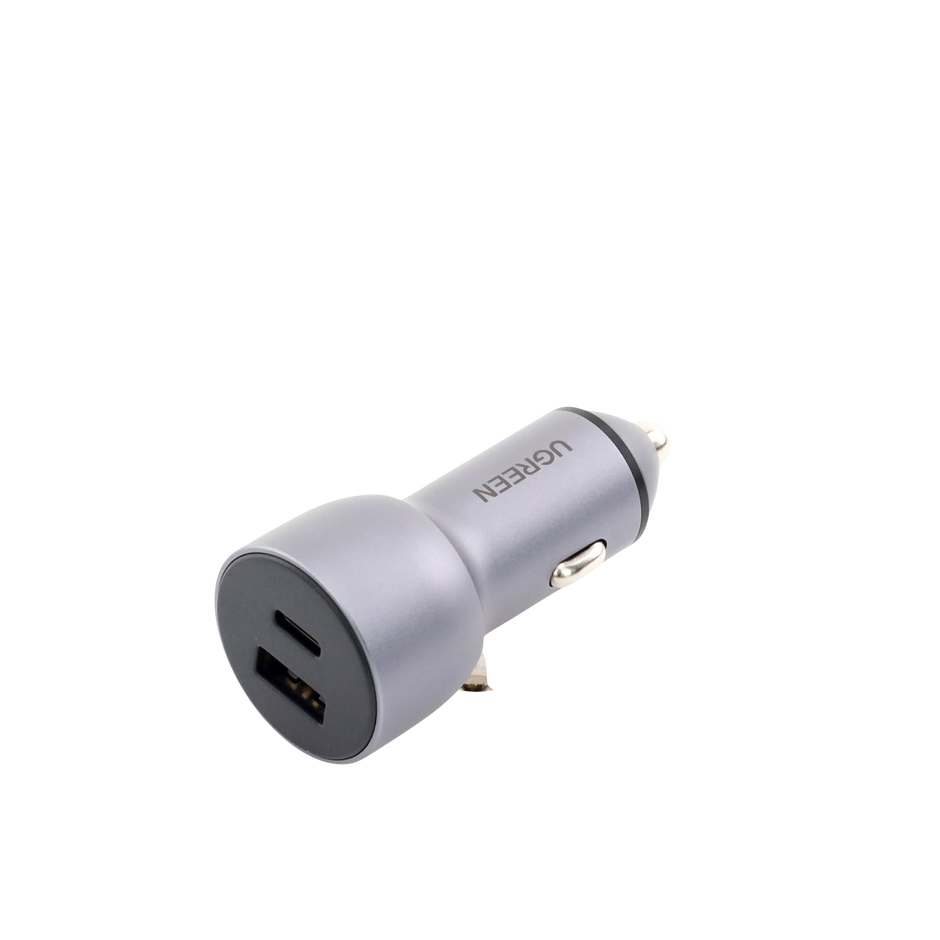 Cargador de Auto 52.5W USB-C y USB-A Carga Rápida
