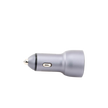 Cargador de Auto 52.5W | Puerto USB-A y USB-C | Carga Rápida | Compatible con Vehículos de 12 y 24 VCD | PD3.0 + QC3.0 | Chip Inteligente | Diseño Compacto Mayor Eficiencia Energética | Caja de Aluminio