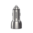Cargador de Auto 52.5W | Puerto USB-A y USB-C | Carga Rápida | Compatible con Vehículos de 12 y 24 VCD | PD3.0 + QC3.0 | Chip Inteligente | Diseño Compacto Mayor Eficiencia Energética | Caja de Aluminio