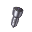 Cargador de Auto 52.5W | Puerto USB-A y USB-C | Carga Rápida | Compatible con Vehículos de 12 y 24 VCD | PD3.0 + QC3.0 | Chip Inteligente | Diseño Compacto Mayor Eficiencia Energética | Caja de Aluminio