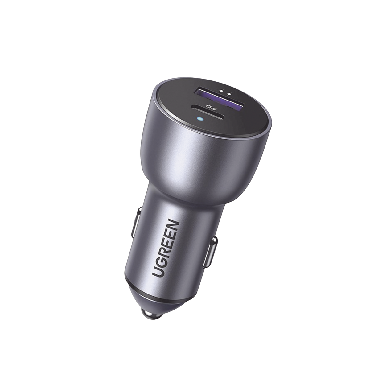 Cargador de Auto 52.5W USB-C y USB-A Carga Rápida