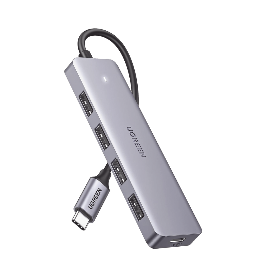 Hub USB-C 3.0 4 Puertos OTG 5Gbps