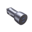 Cargador para Auto USB-C Doble 40W | 2 Puertos USB-C de 20W | Compatible con Vehículos 12V y 24V | Chip Inteligente | Protección Múltiple | Diseño Compacto