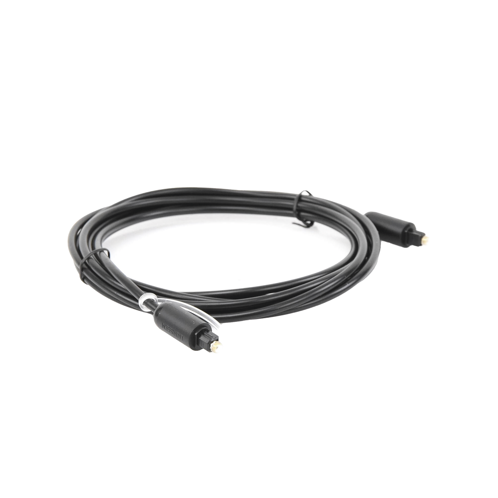 Cable Óptico de Audio Toslink de 3 Metros | Audio Digital S/PDIF | Compatible con Dolby Digital 7.1 | Plug & Play | Diseño Duradero | Incluye Tapas de Protección | Color Negro