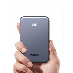 Power Bank 10000mAh Ultrafino | Carga Rápida 20W PD 3.0 y PPS | USB-C y USB-A 22.5W | Pantalla Digital | Batería de Polímero de Litio | Compatible con iPhone, Samsung y Más