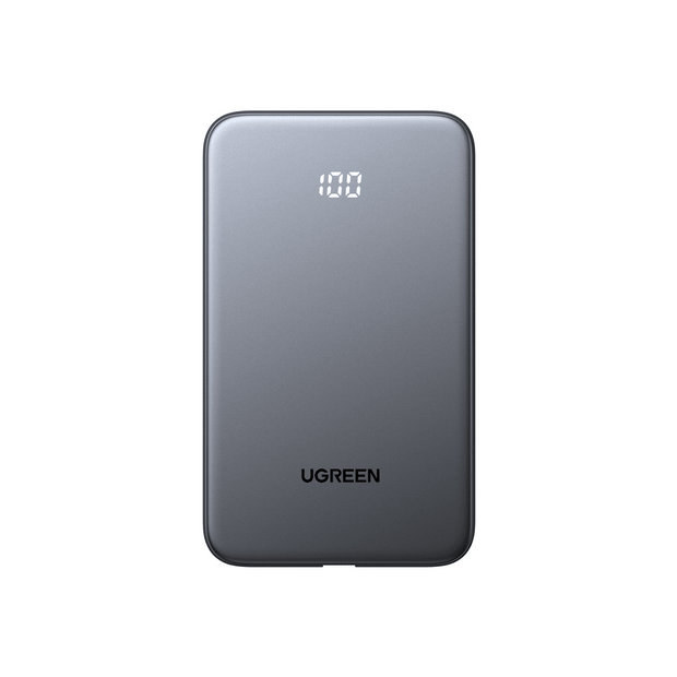 Power Bank 10000mAh | Cable USB-C Integrado | Carga Rápida 20W | Pantalla Digital | USB-C PD 3.0 y USB-A 22.5W | Diseño Ultrafino