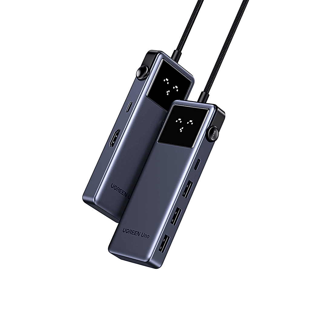 Hub USB-C 6 en 1 / HDMI 4K@60Hz / 3 Puertos USB-A 5Gbps / Carga PD 3.0 100W / Compatibilidad Universal Windows-macOS-Linux / Diseño Compacto