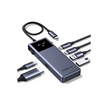 Hub USB-C 6 en 1 / HDMI 4K@60Hz / 3 Puertos USB-A 5Gbps / Carga PD 3.0 100W / Compatibilidad Universal Windows-macOS-Linux / Diseño Compacto