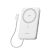 PowerBank Magnético Inalámbrico / 10000 mAh / 30W USB-C PD+PPS / Cable USB-C Integrado 30W / Carga Inalámbrica Magnética 15W / Doble Celda 5000 mAh / Pantalla LED / 39.2 Wh