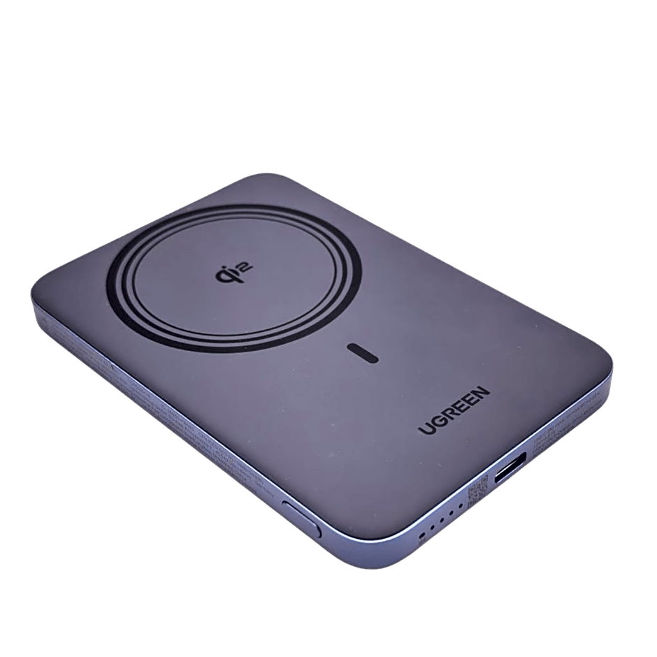 Power bank  Magnético Inalámbrico / 5000 mAh 19.6 Wh / USB-C 20W PD3.0 / Carga Inalámbrica Magnética 15W / Salida Simultánea Cable + Wireless / Ultrafino 8.6 mm (0.3 in)