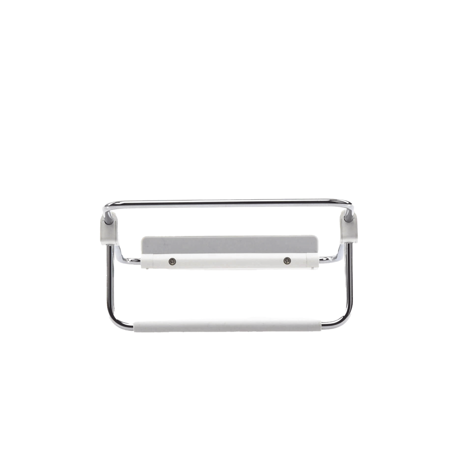 Soporte para Laptop / Plegable / Ajustable de 87 a 131 mm / Amplia compatibilidad 11''-16'' / Capacidad de carga 20 KG / Antideslizante /  Ultra Ligero / Metal / ABS / Silicona / Color Plata