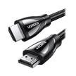 Cable HDMI 2.1 de Nylon Trenzado / 1 Metro (3.28 Pies) / 8K@60Hz/4K@120Hz / eARC (Canal de Retorno de Audio) / HDR10+ / VVR / HEC (Canal Ethernet HDMI) / ALLM / 3D / Dolby Atmos / Dolby Vision / 48 Gbps / Mayor Duración.