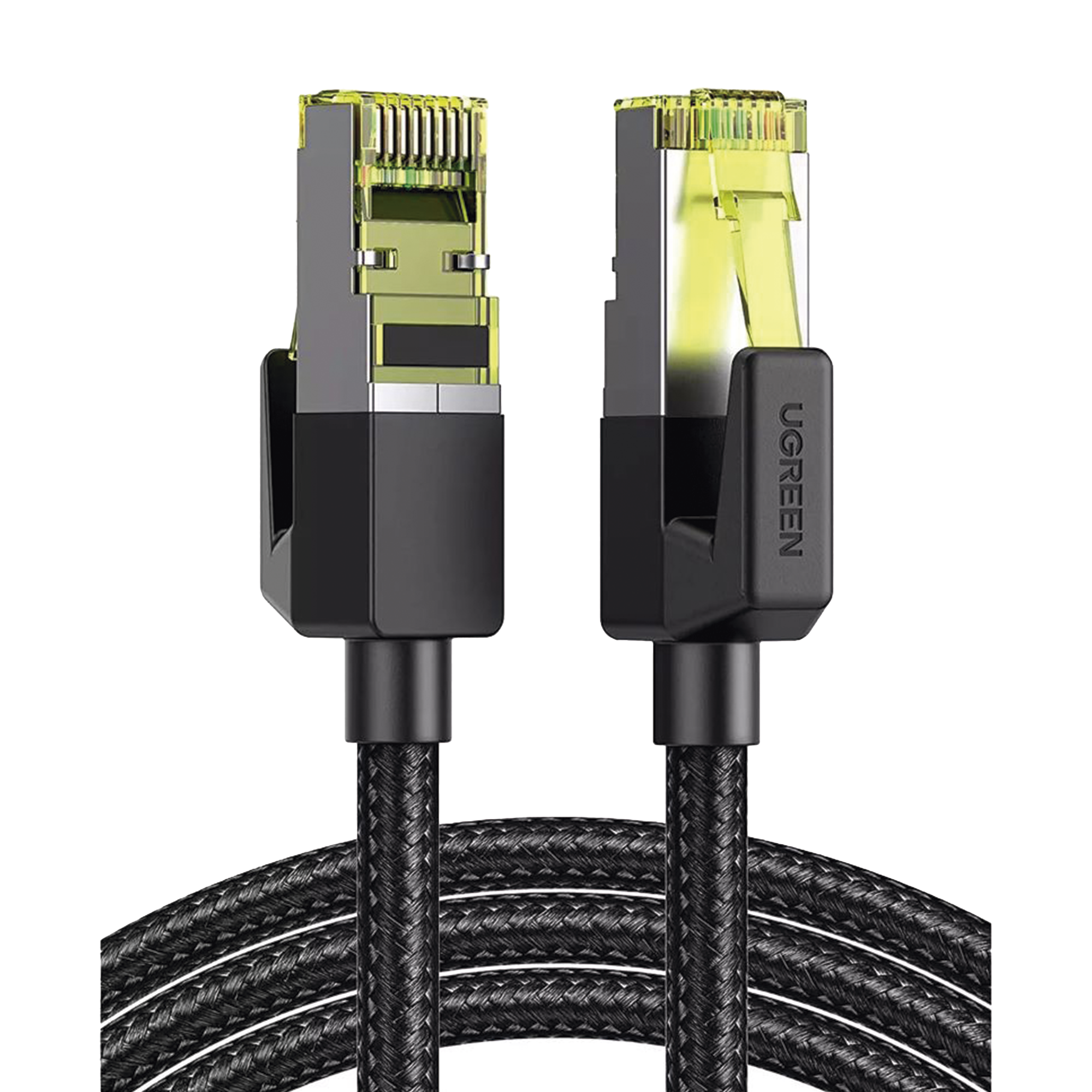 Cable de Red Ethernet Cat7 de 2 Metros | Alta Velocidad | Blindaje F/FTP | Malla de Nylon | Compatible con PC, Router