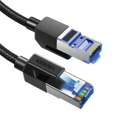 Cable Ethernet Cat8 10Gbps 1m Redondo Nylon