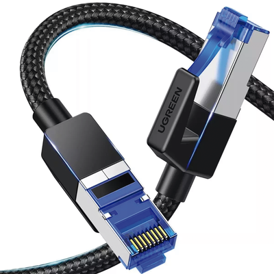 Cable Ethernet Cat8 10Gbps 1m Redondo Nylon