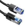Cable Ethernet Cat8 10Gbps 2m Redondo Nylon