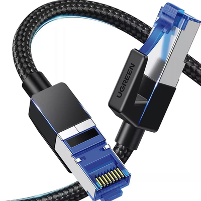 Cable Ethernet Cat8 10Gbps 2m Redondo Nylon