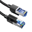 Cable Ethernet Cat8 10Gbps 5m Redondo Nylon