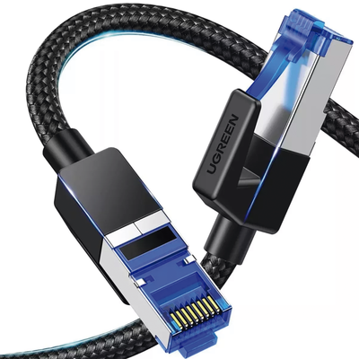 Cable Ethernet Cat8 10Gbps 5m Redondo Nylon