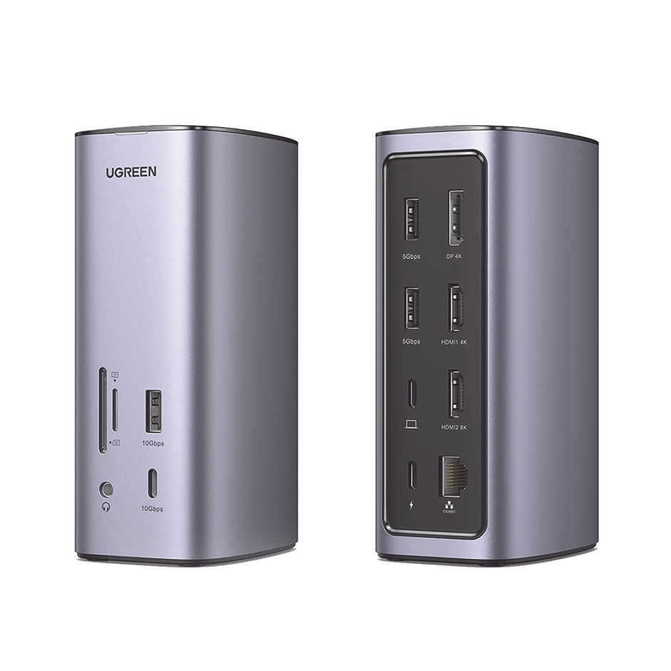 Docking USB-C a USB-C 12 en 1 Revodok Pro 100W