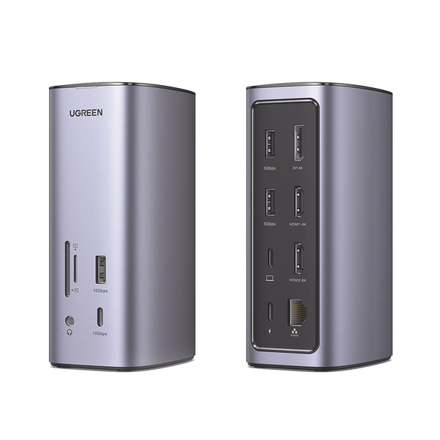 Docking USB-C a USB-C 12 en 1 Revodok Pro 100W