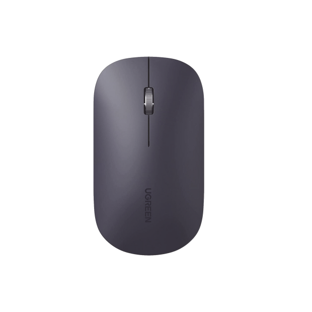 Mouse Inalámbrico 2.4 GHz | Silencioso y Ultrafino | DPI Ajustable hasta 4000 | Alcance de 10 Metros | Receptor USB Incluido | Diseño Ergonómico | Color Negro