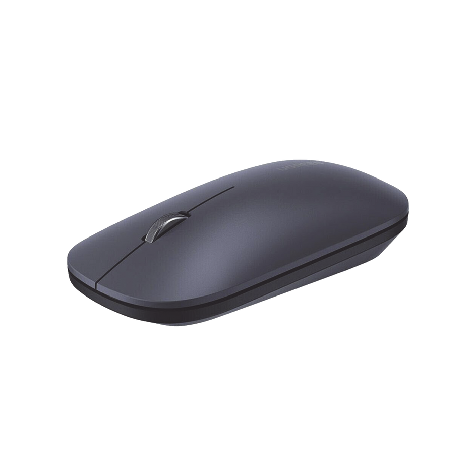 Mouse Inalámbrico 2.4 GHz | Silencioso y Ultrafino | DPI Ajustable hasta 4000 | Alcance de 10 Metros | Receptor USB Incluido | Diseño Ergonómico | Color Negro