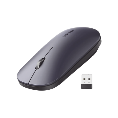 Mouse Inalámbrico Delgado 4000 DPI Negro