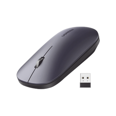 Mouse Inalámbrico Delgado 4000 DPI Negro