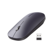 Mouse Inalámbrico 2.4 GHz | Silencioso y Ultrafino | DPI Ajustable hasta 4000 | Alcance de 10 Metros | Receptor USB Incluido | Diseño Ergonómico | Color Negro
