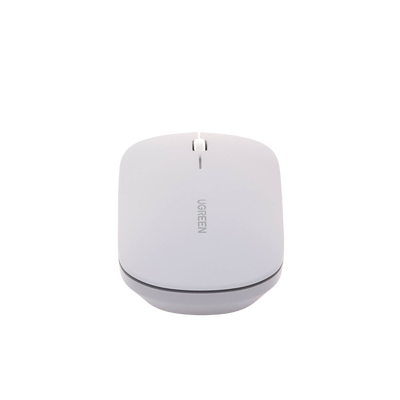 Mouse inalámbrico 2.4 GHz | Ultra Delgado y Silencioso | DPI 1000/1600/2000/4000 (Ajustable) | Alcance 10m | Scroll de Aluminio | Adaptable a diferentes superficies | Diseño suave al tacto | Contiene Receptor USB | Color Gris.