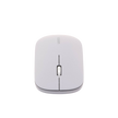 Mouse inalámbrico 2.4 GHz | Ultra Delgado y Silencioso | DPI 1000/1600/2000/4000 (Ajustable) | Alcance 10m | Scroll de Aluminio | Adaptable a diferentes superficies | Diseño suave al tacto | Contiene Receptor USB | Color Gris.
