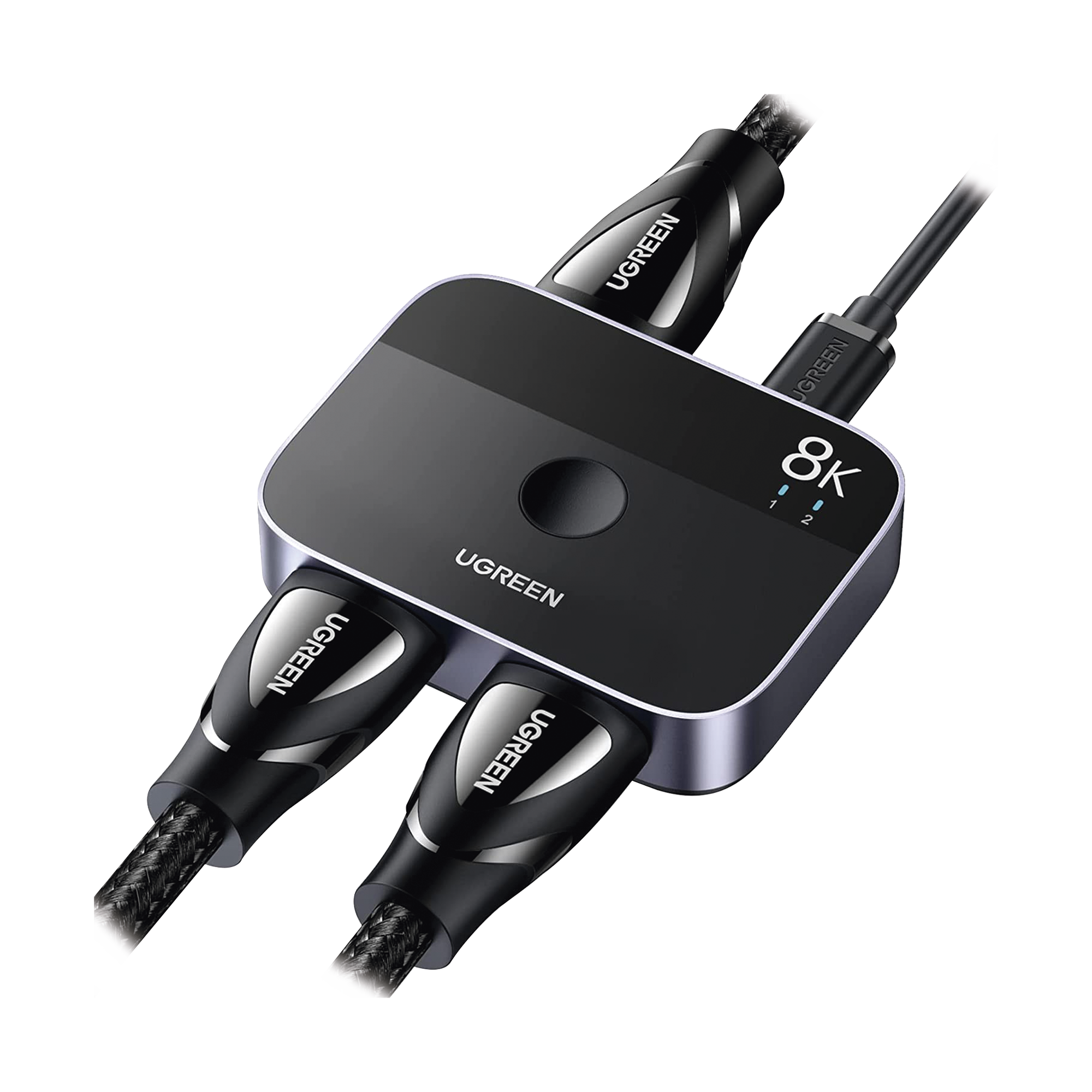 Switch HDMI 2.1 Bidireccional 8K60Hz 2 Entradas a 1 Salida 4K 120Hz y 1080p 240Hz