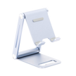 Soporte para Teléfono Celular de Aluminio / Angulo Ajustable / Amplia Compatibilidad con dispositivos de 4.7'' a 7.9'' / Antideslizante / Antiarañazos / Plegable / Color Azul