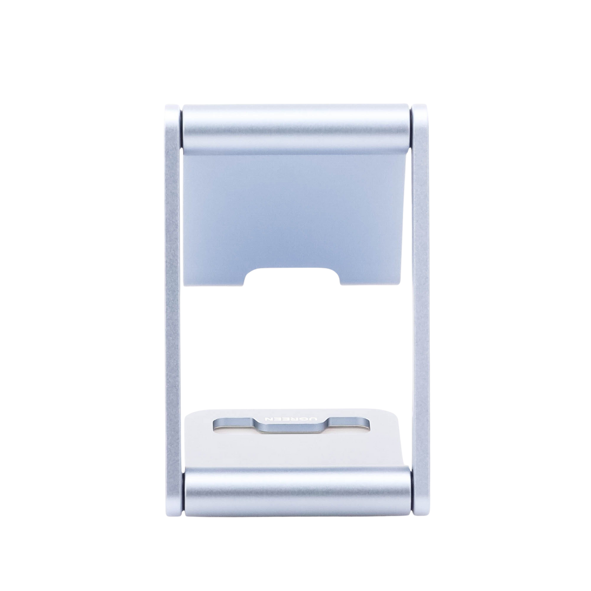 Soporte para Teléfono Celular de Aluminio / Angulo Ajustable / Amplia Compatibilidad con dispositivos de 4.7'' a 7.9'' / Antideslizante / Antiarañazos / Plegable / Color Azul