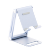 Soporte para Teléfono Celular de Aluminio / Angulo Ajustable / Amplia Compatibilidad con dispositivos de 4.7'' a 7.9'' / Antideslizante / Antiarañazos / Plegable / Color Azul