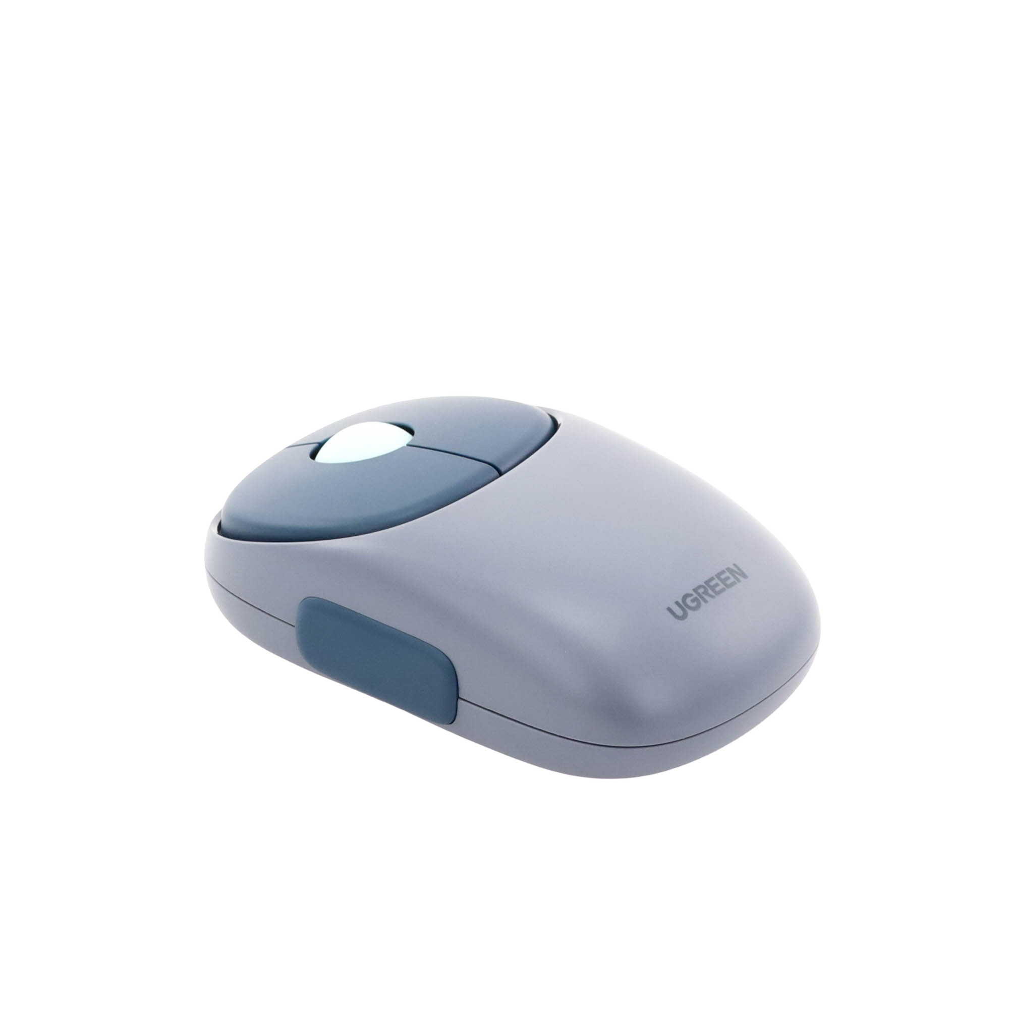 Mouse Inalámbrico Recargable FUN | Bluetooth + 2.4GHz | DPI Ajustable | Silencioso | Compatible con PC, Laptop, Tablet y Mac | Color Azul