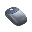 Mouse Inalámbrico Recargable FUN | Bluetooth + 2.4GHz | DPI Ajustable | Silencioso | Compatible con PC, Laptop, Tablet y Mac | Color Azul