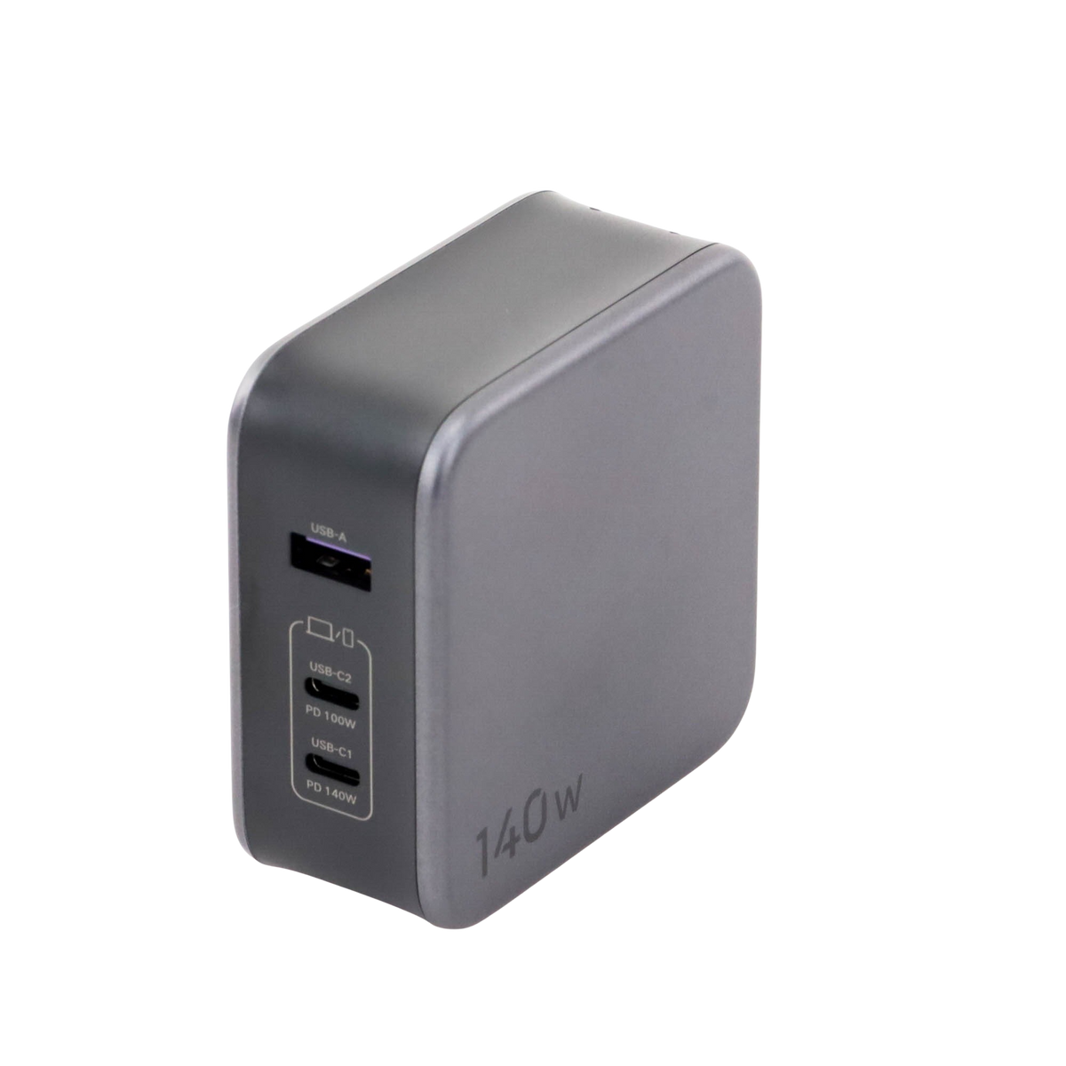 Cargador de 140W serie Nexode | 3 Puertos de Carga Rápida | 2 USB-C | 1 USB-A | Tecnología GaN II +SIC | PD3.1 / QC4.0 | Tecnología de Protección Térmica | Optimiza la Experiencia de Carga | Incluye cable USB-C