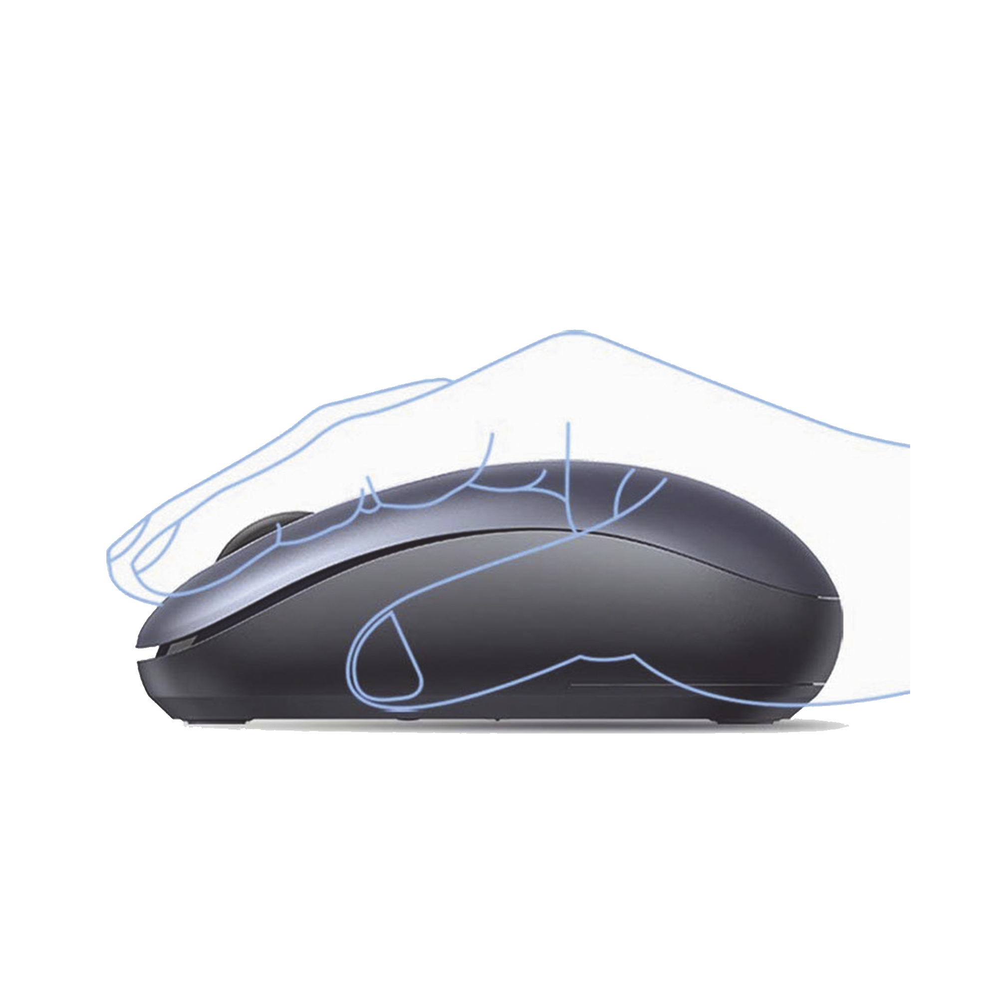 Mouse Inalámbrico 2.4G 2400 DPI Azul