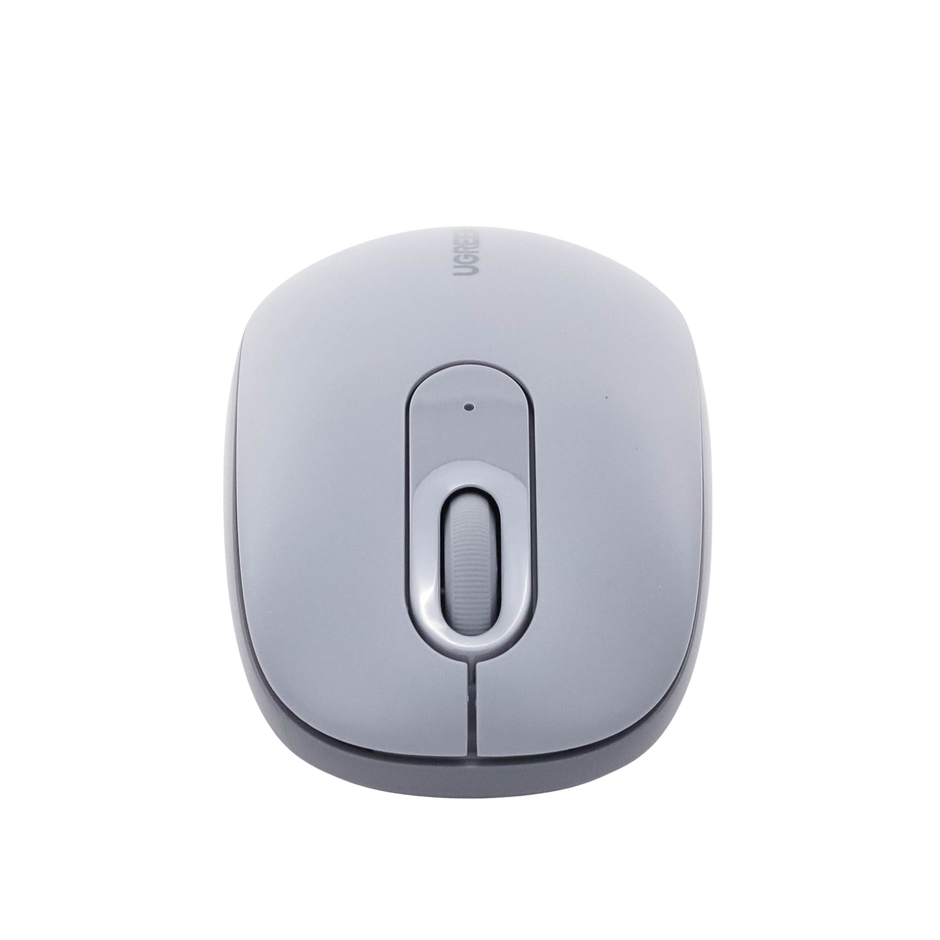 Mouse Inalámbrico 2.4GHz UGREEN | 800/1200/1600/2400 DPI | Silencioso y Ergonómico | Receptor USB | Alcance de 10 m | Color Gris